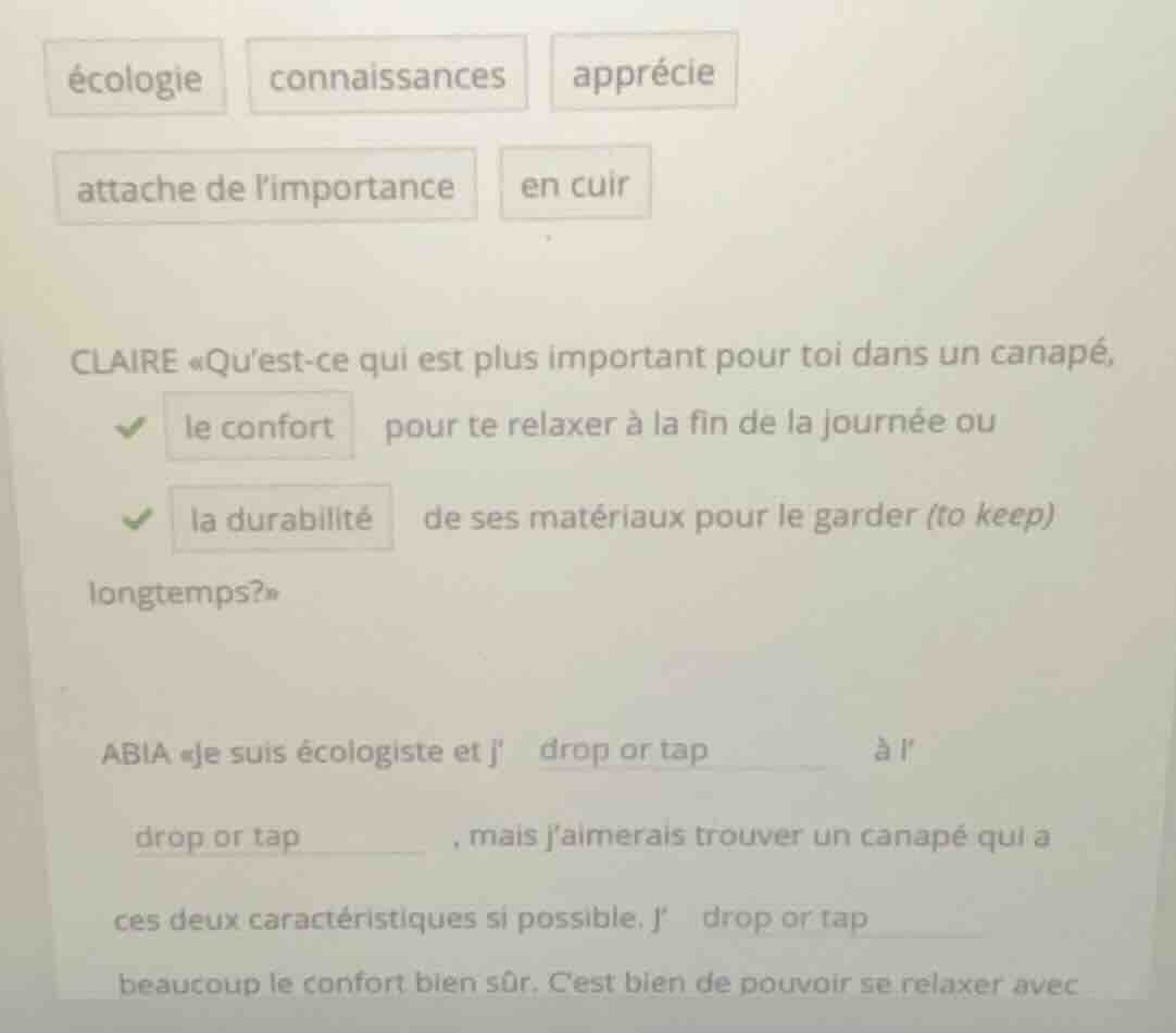 écologie connaissances apprécie attache de limportance en cuir claire «…