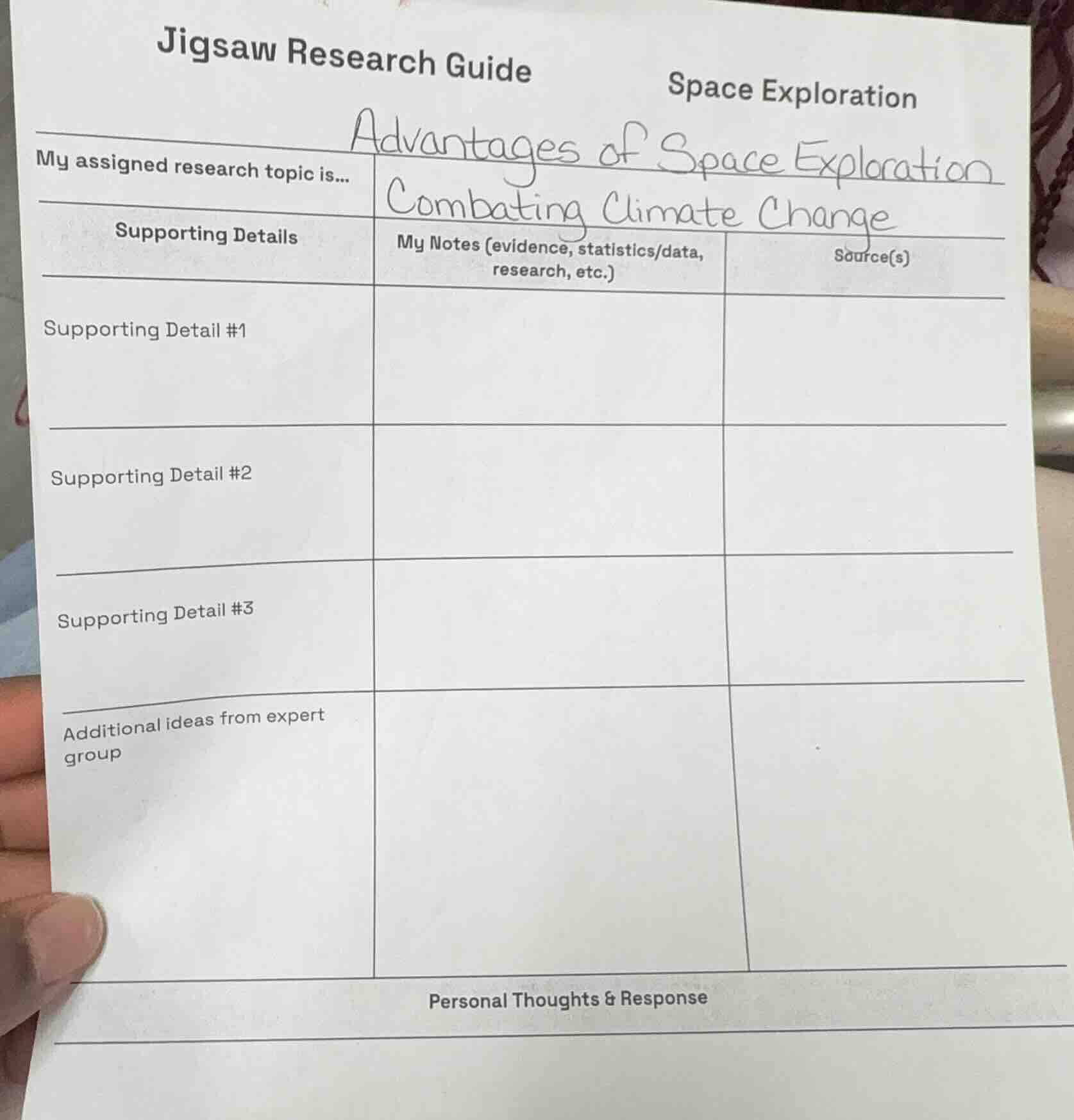 jigsaw research guidespace explorationmy assigned research topic is...a…