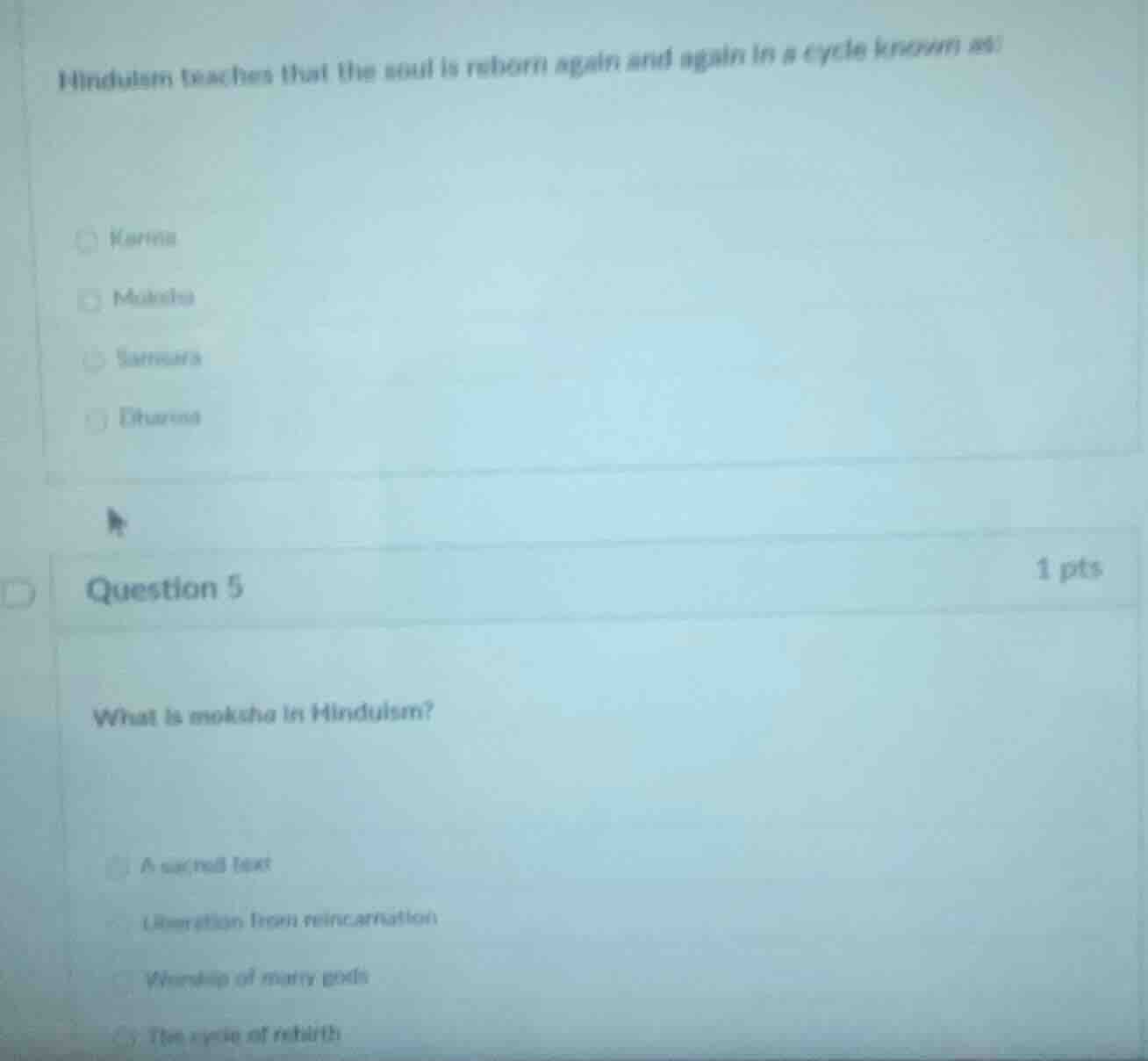 hinduism teaches that the soul is reborn again and again in a cycle kno…