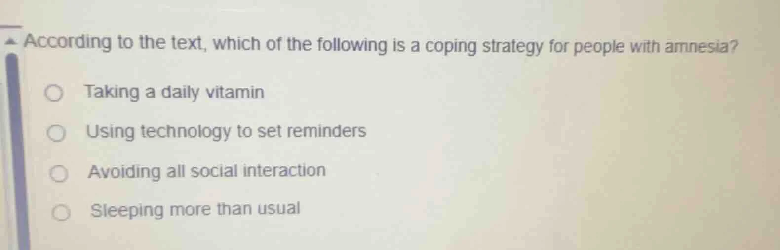 according to the text, which of the following is a coping strategy for …