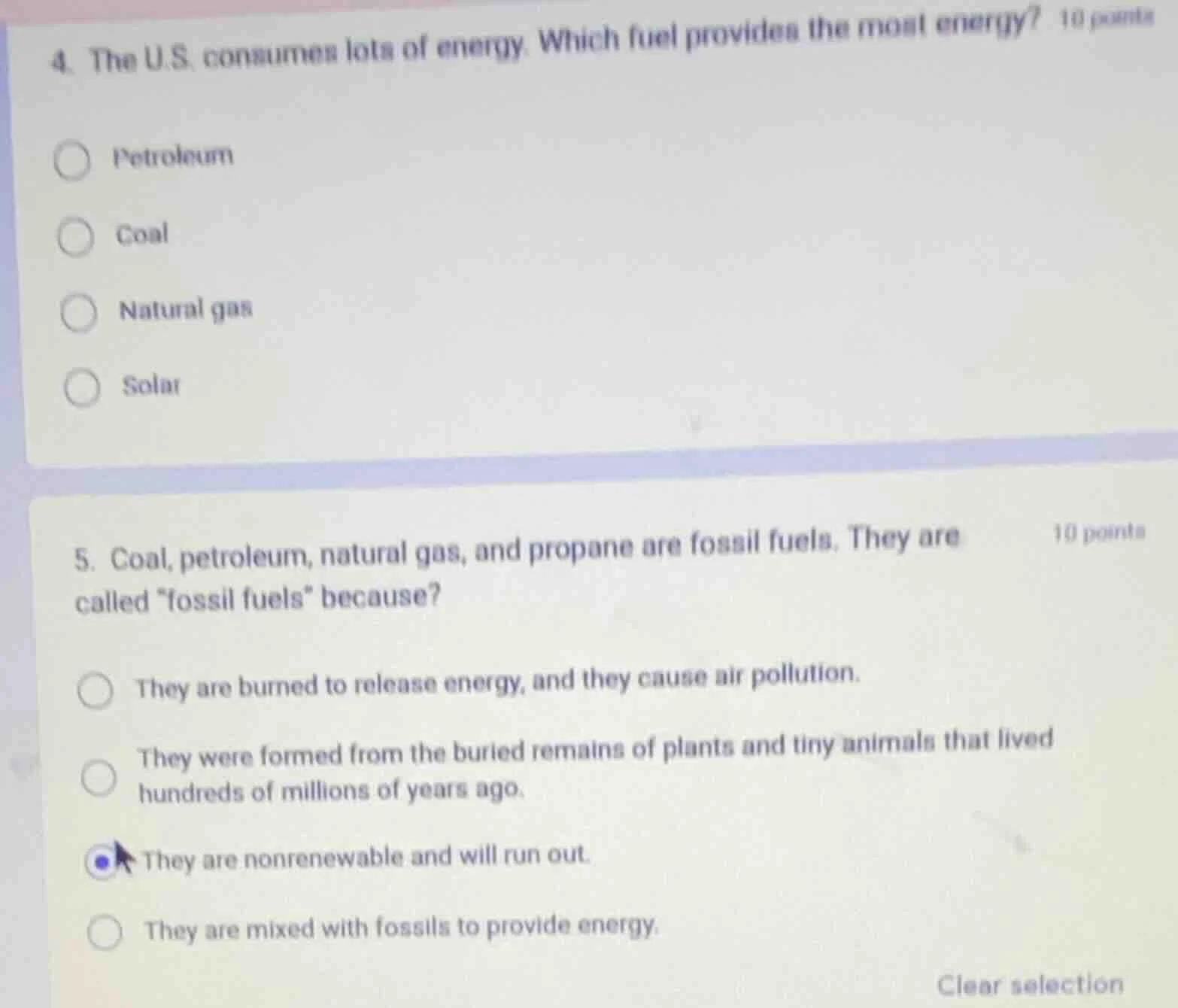 4. the u.s. consumes lots of energy. which fuel provides the most energ…
