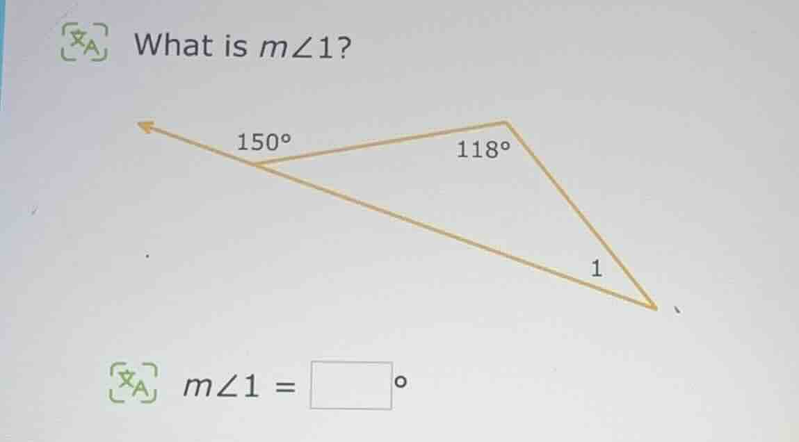 what is $m\\angle1$? $m\\angle1=\\square^\\circ$