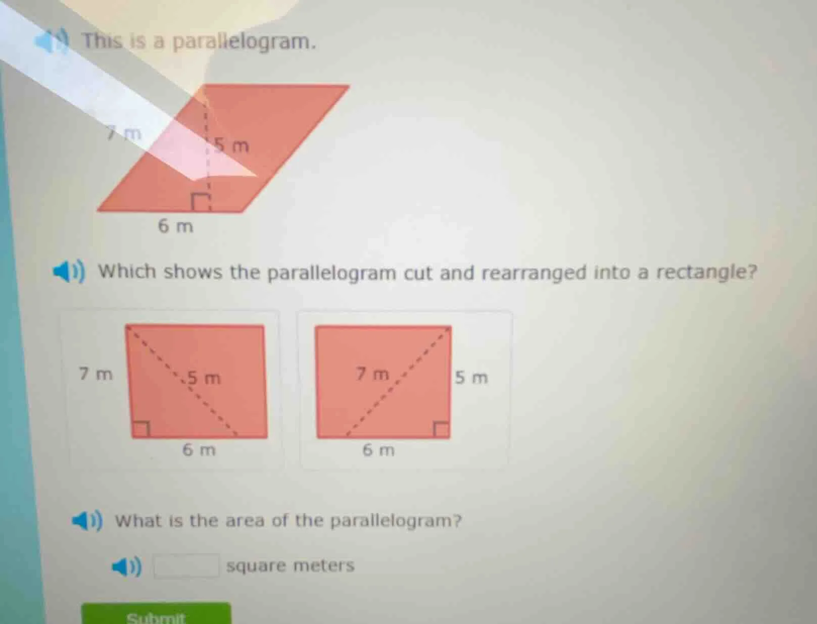 this is a parallelogram.7 m5 m6 mwhich shows the parallelogram cut and …