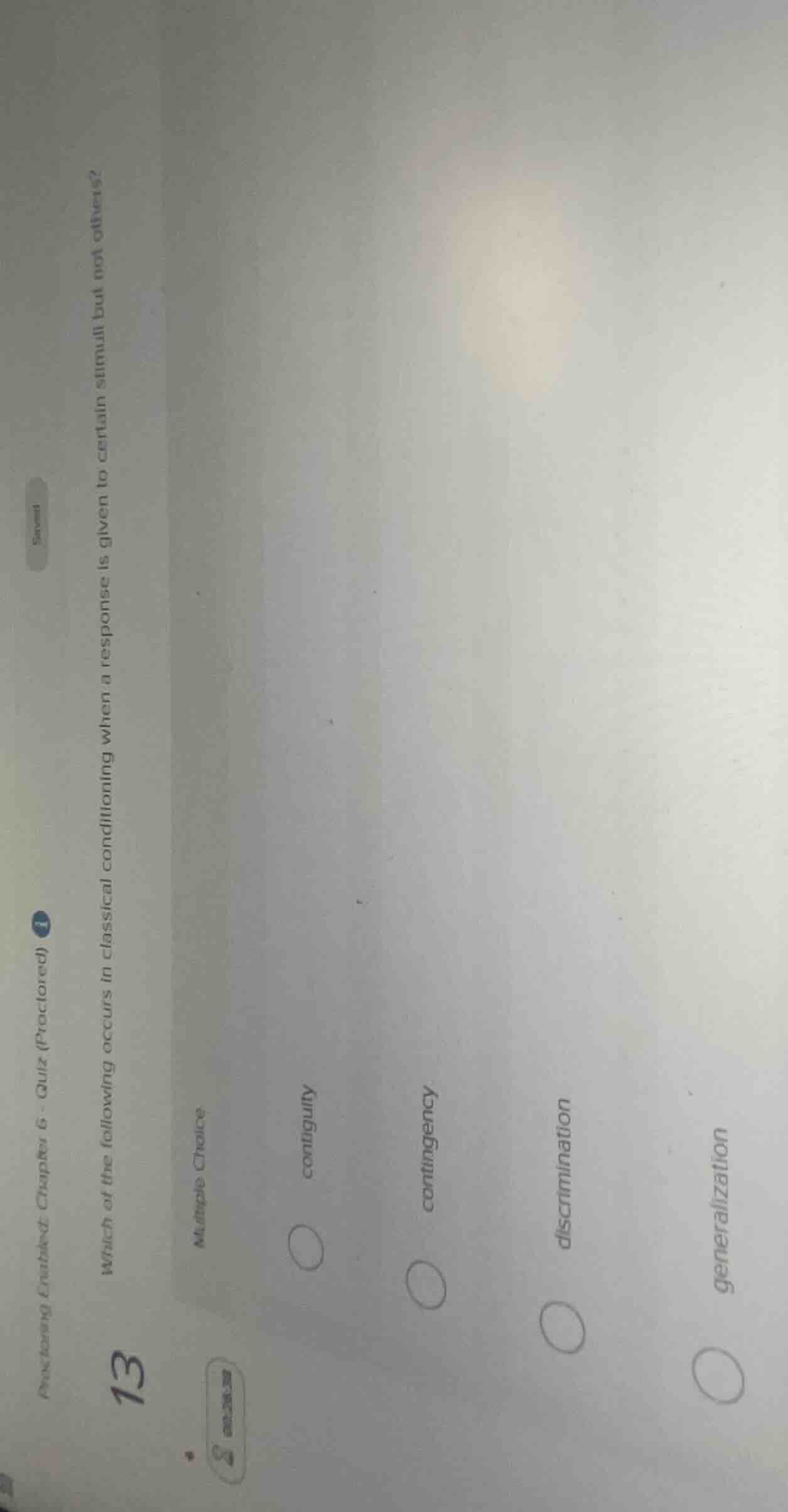 proctoring enabled: chapter 6 - quiz (proctored)saved13which of the fol…