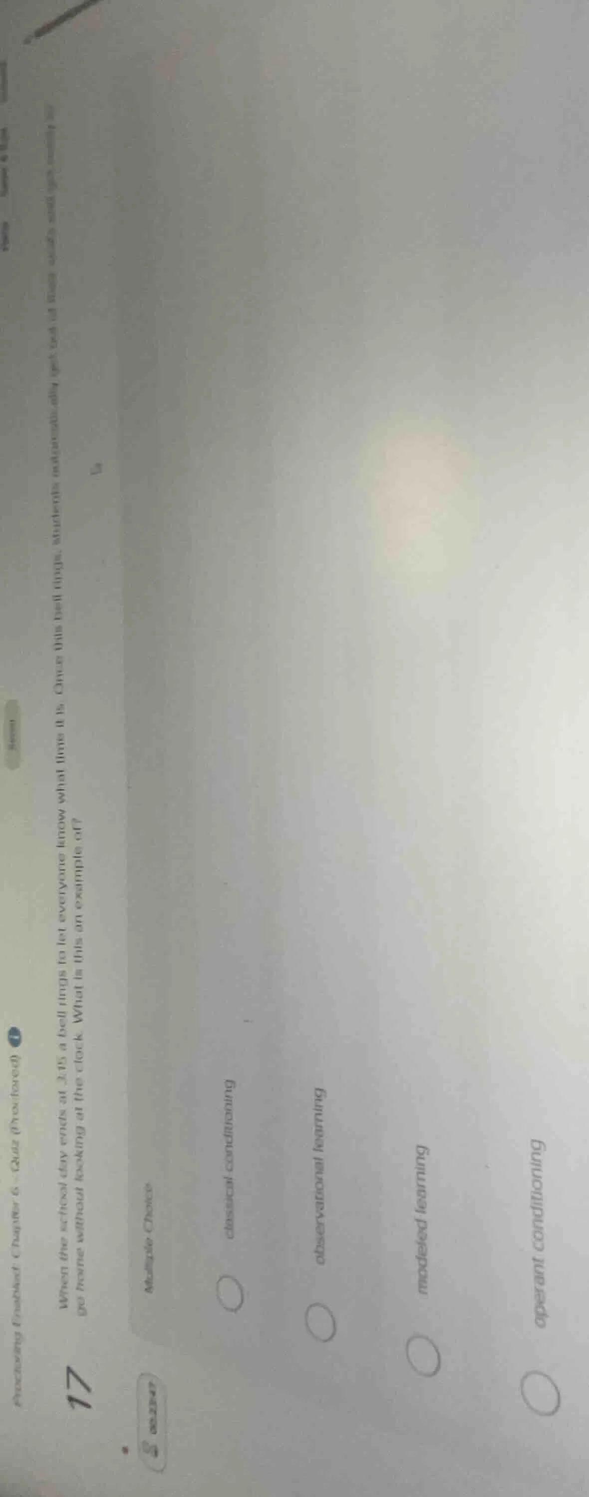 proctoring enabled: chapter 6 - quiz (proctored)17when the school day e…