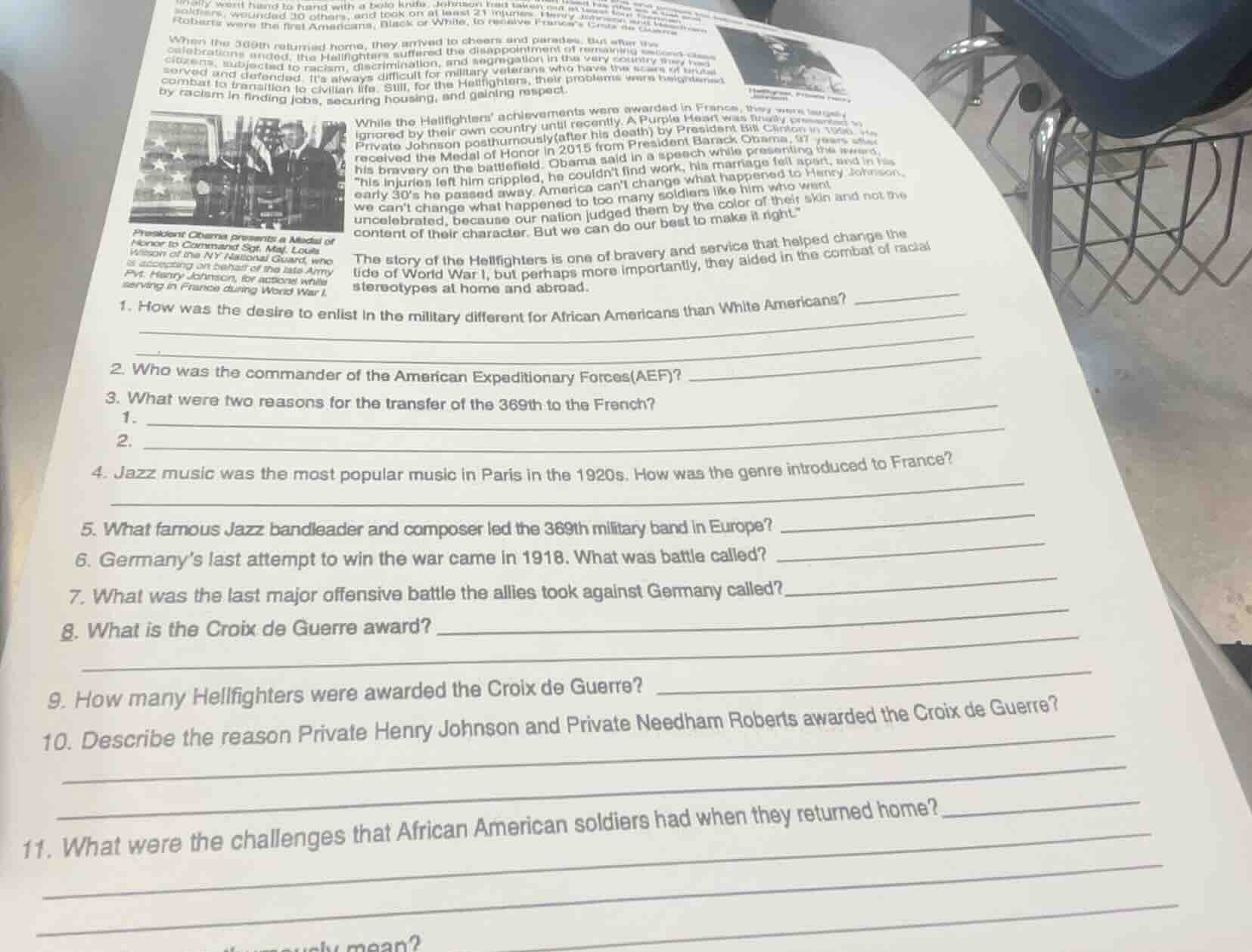 when the 369th returned home, they arrived to cheers and parades. but a…