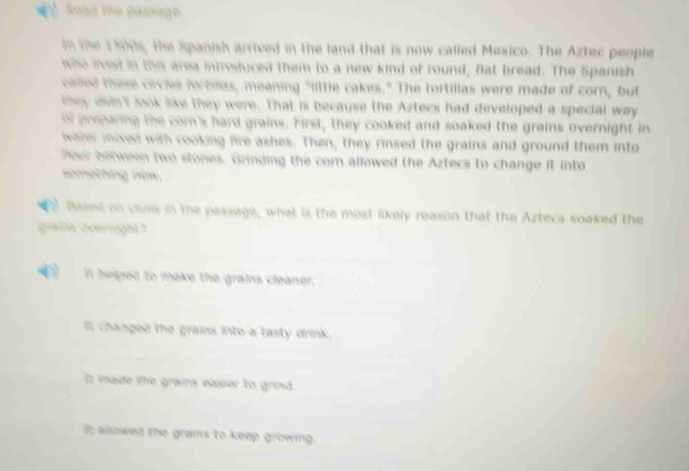 read the passage in the 1500s, the spanish arrived in the land that is …