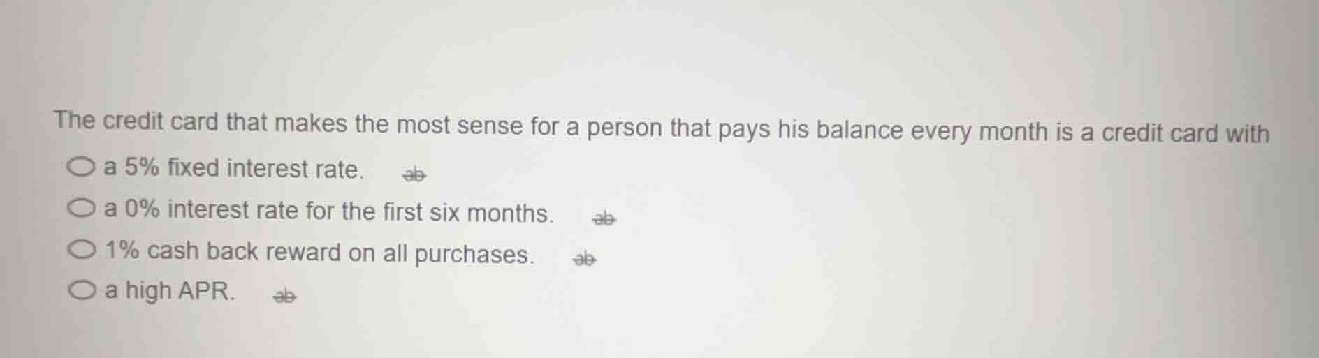 the credit card that makes the most sense for a person that pays his ba…