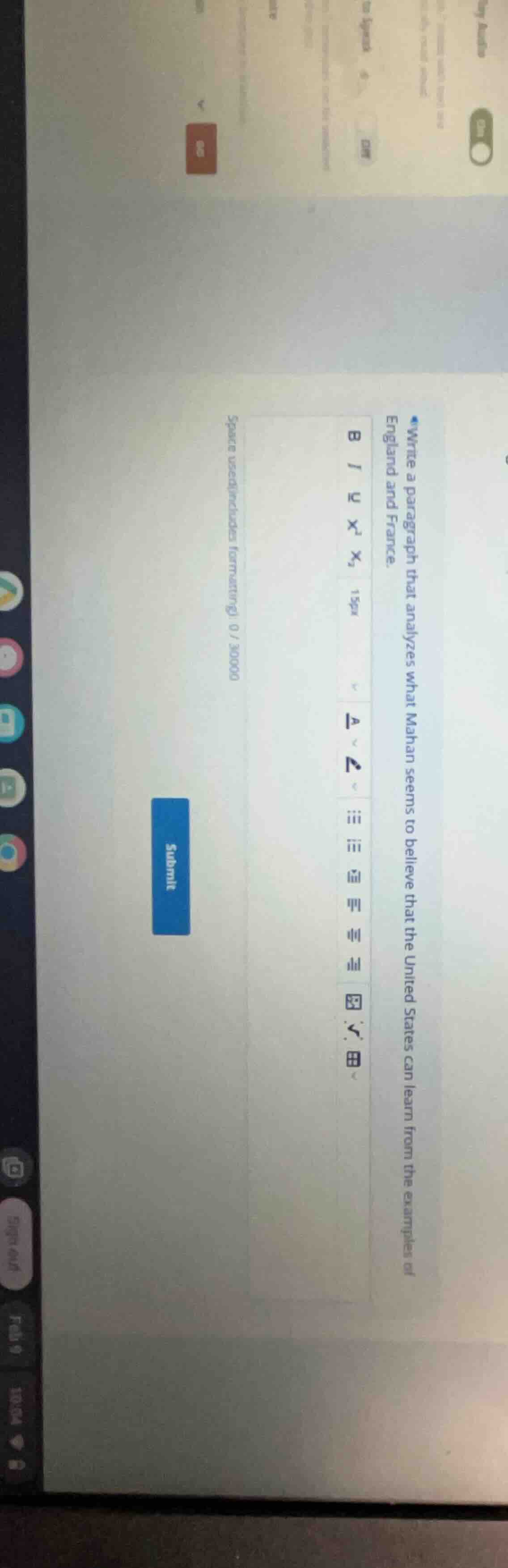 write a paragraph that analyzes what mahan seems to believe that the un…