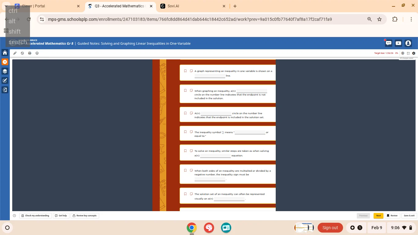 accelerated mathematics gr 8 | guided notes: solving and graphing linea…