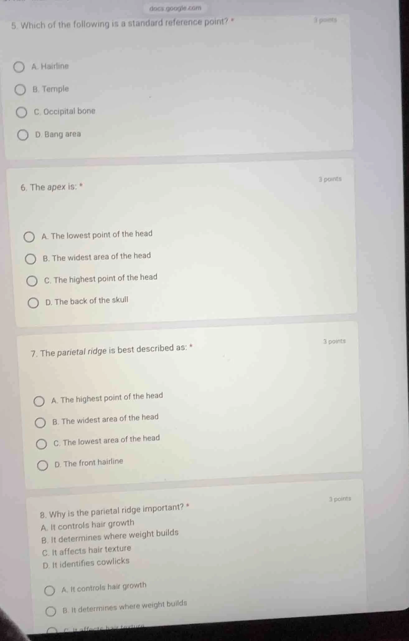 5. which of the following is a standard reference point? *3 pointsa. ha…