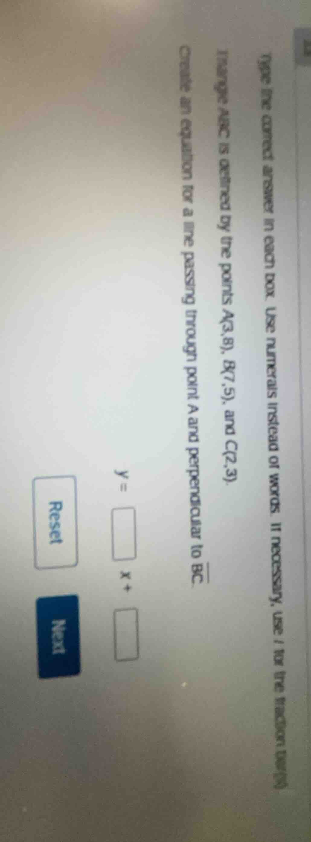 type the correct answer in each box. use numerals instead of words. if …