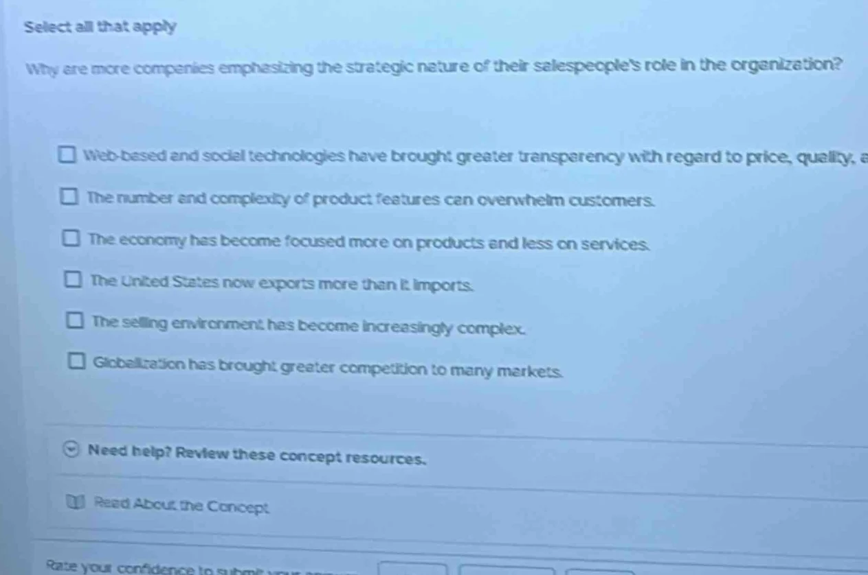 select all that apply why are more companies emphasizing the strategic …