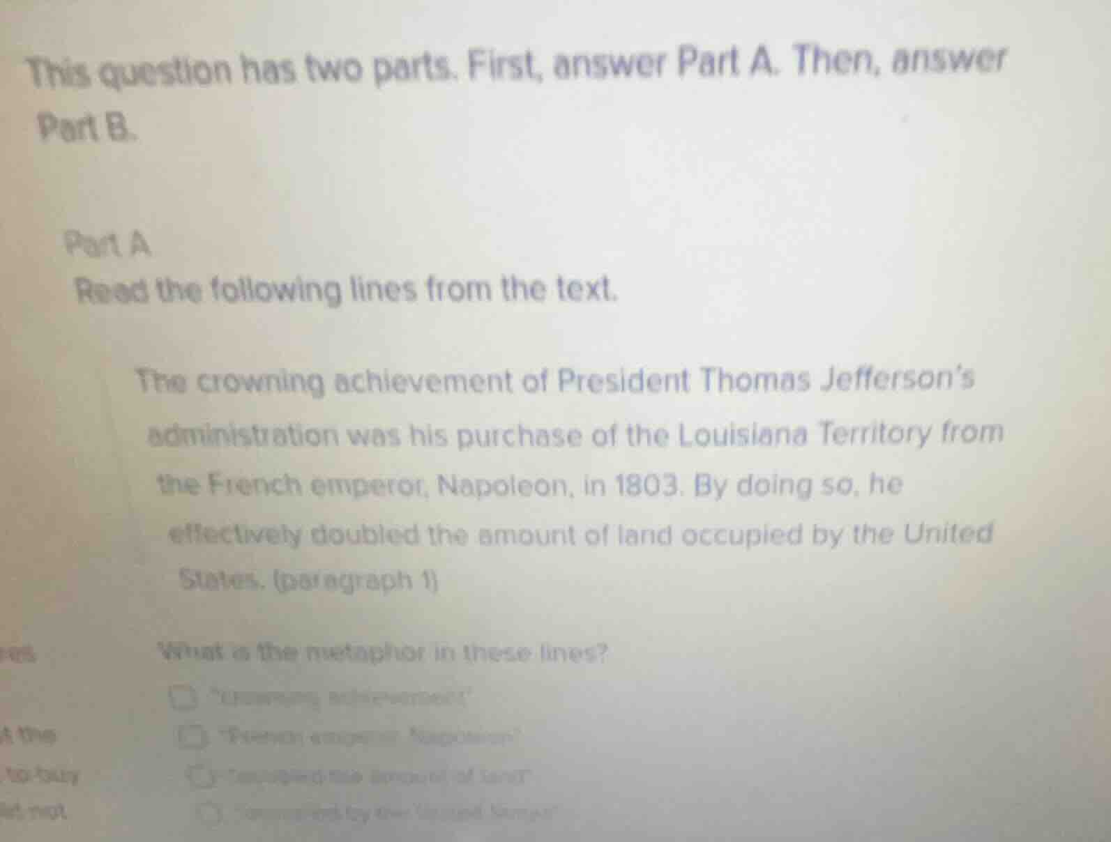 this question has two parts. first, answer part a. then, answer part b.…