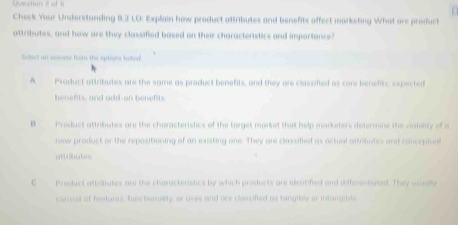 question 2 of 8 check your understanding 8.2 lo: explain how product at…