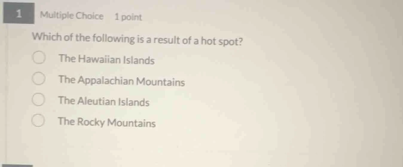 1 multiple choice 1 point which of the following is a result of a hot s…