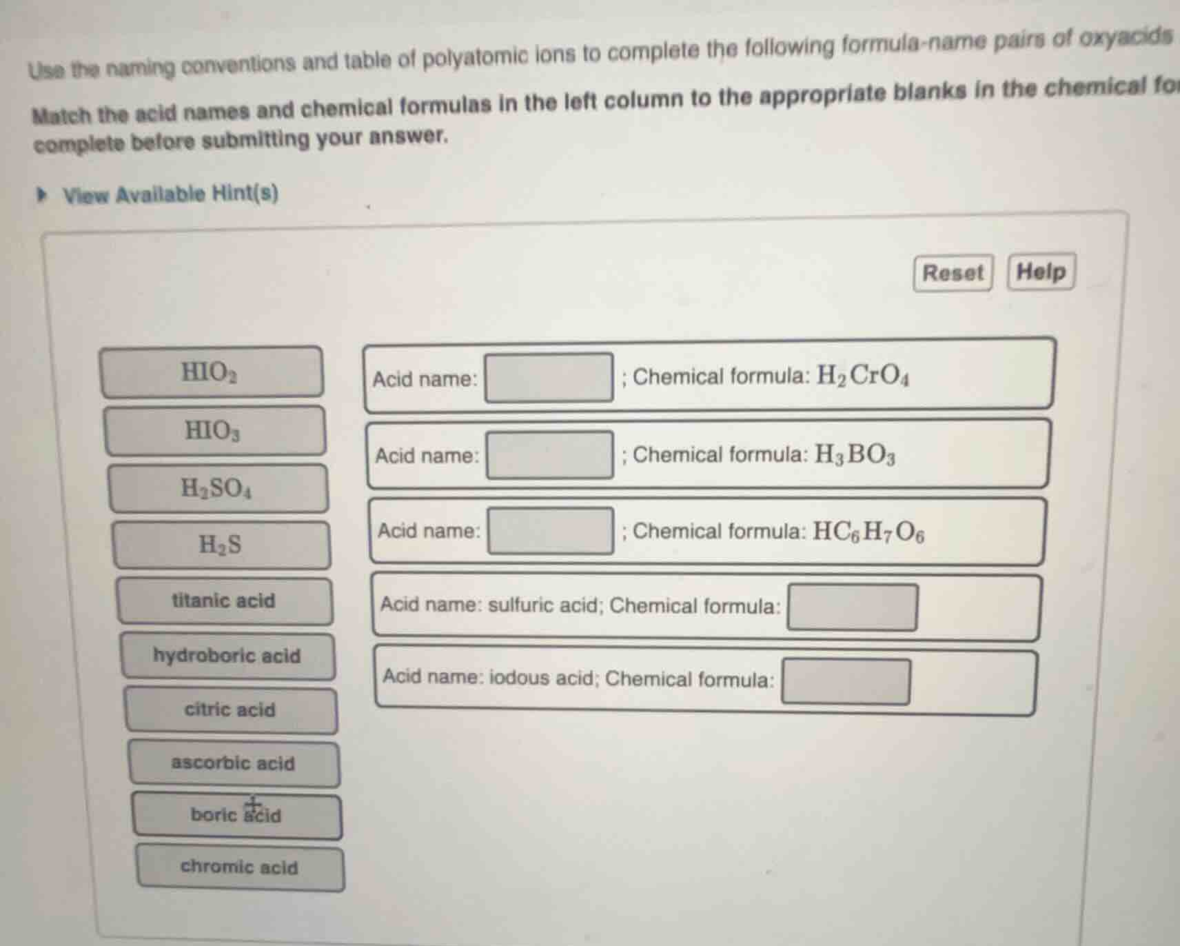 use the naming conventions and table of polyatomic ions to complete the…