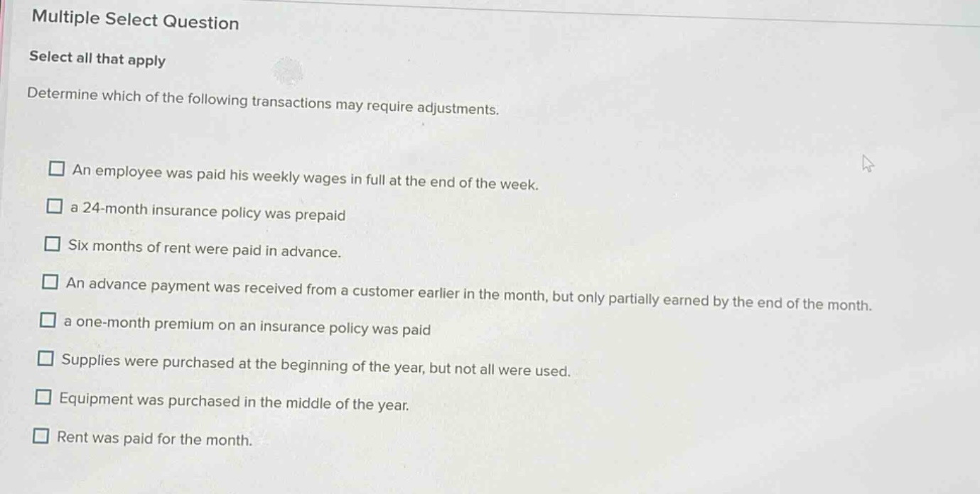 multiple select question select all that apply determine which of the f…