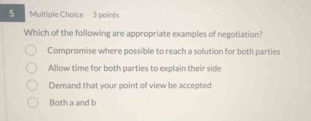 5 multiple choice 3 points which of the following are appropriate examp…