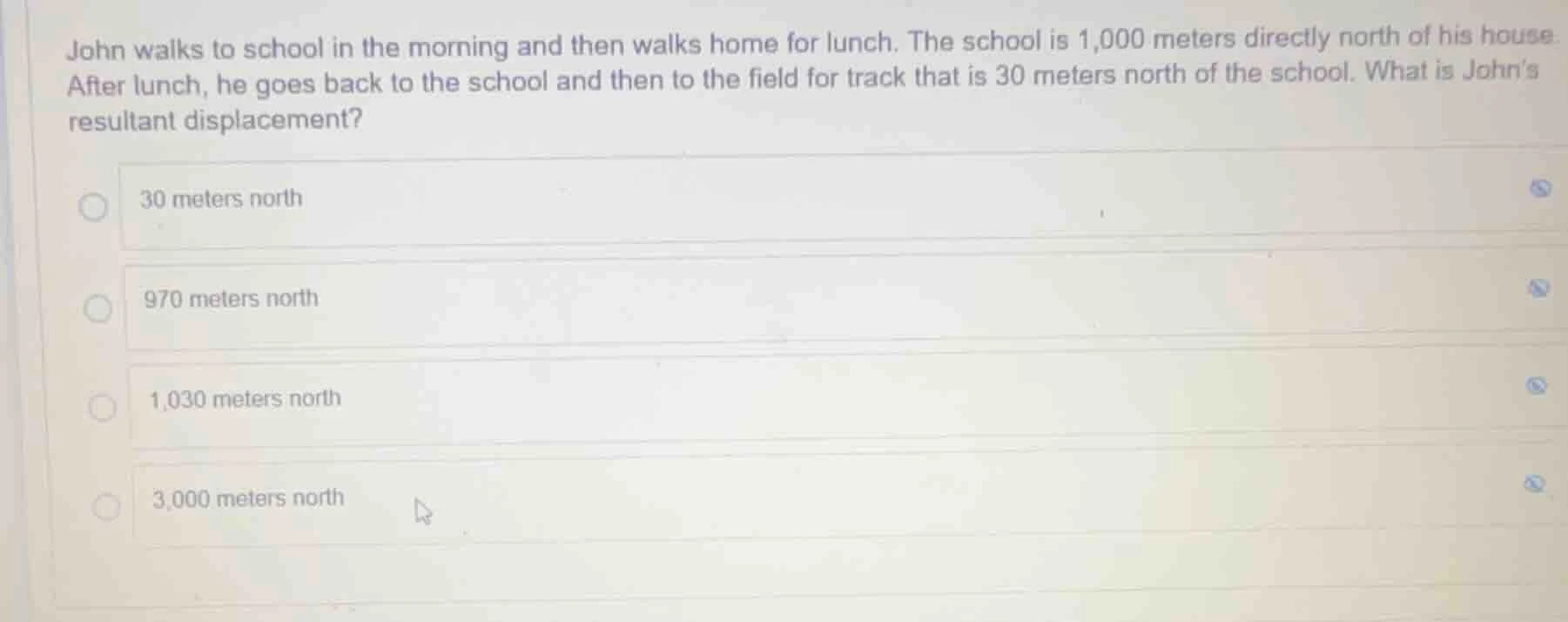 john walks to school in the morning and then walks home for lunch. the …
