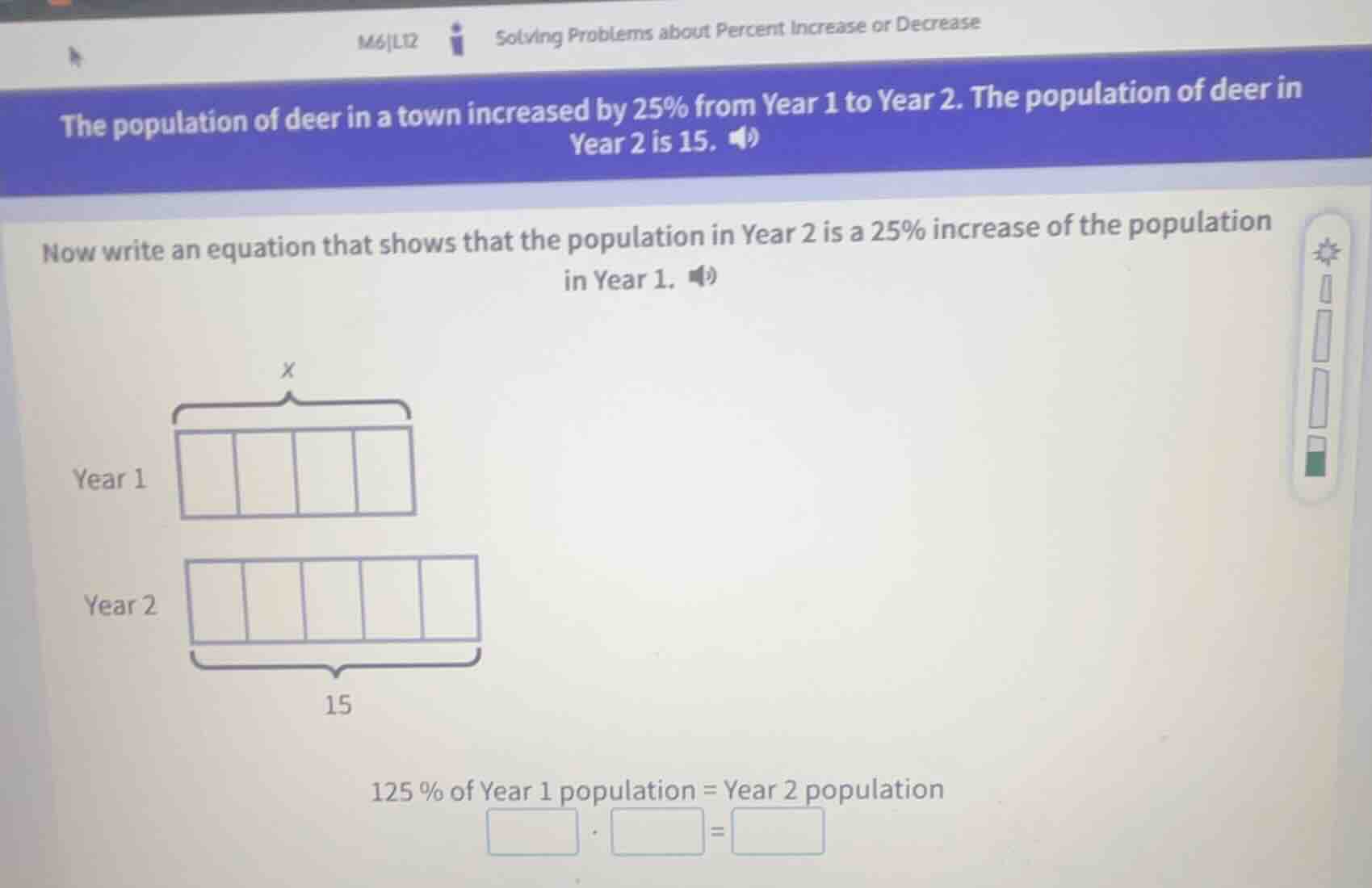 m6|l12 solving problems about percent increase or decrease the populati…