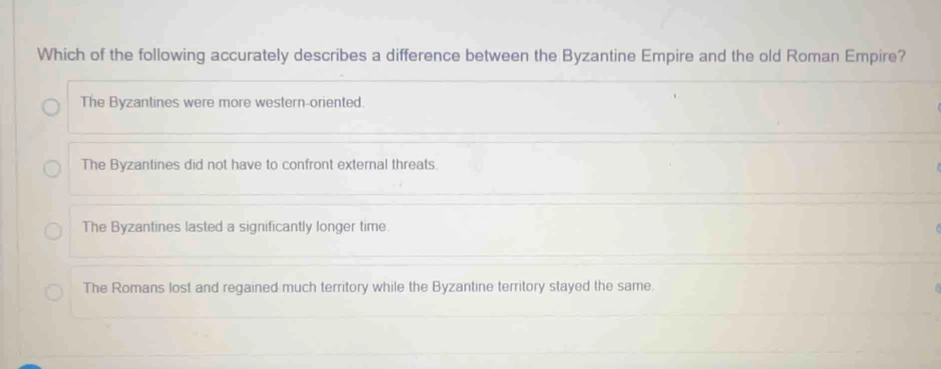 which of the following accurately describes a difference between the by…