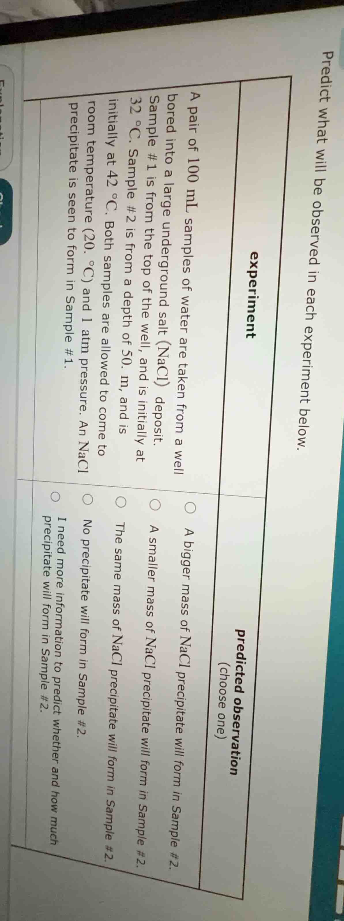 predict what will be observed in each experiment below. experiment a pa…