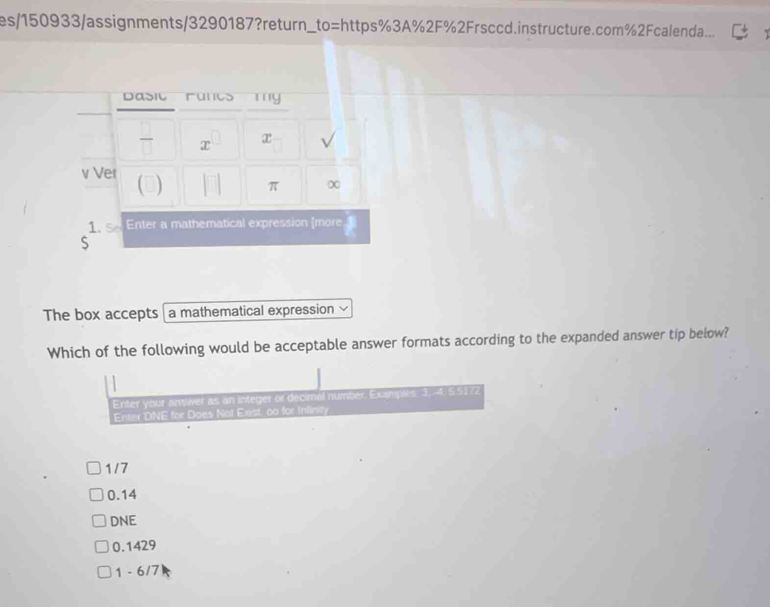 1.the box accepts a mathematical expressionwhich of the following would…
