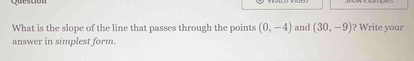 question what is the slope of the line that passes through the points $…