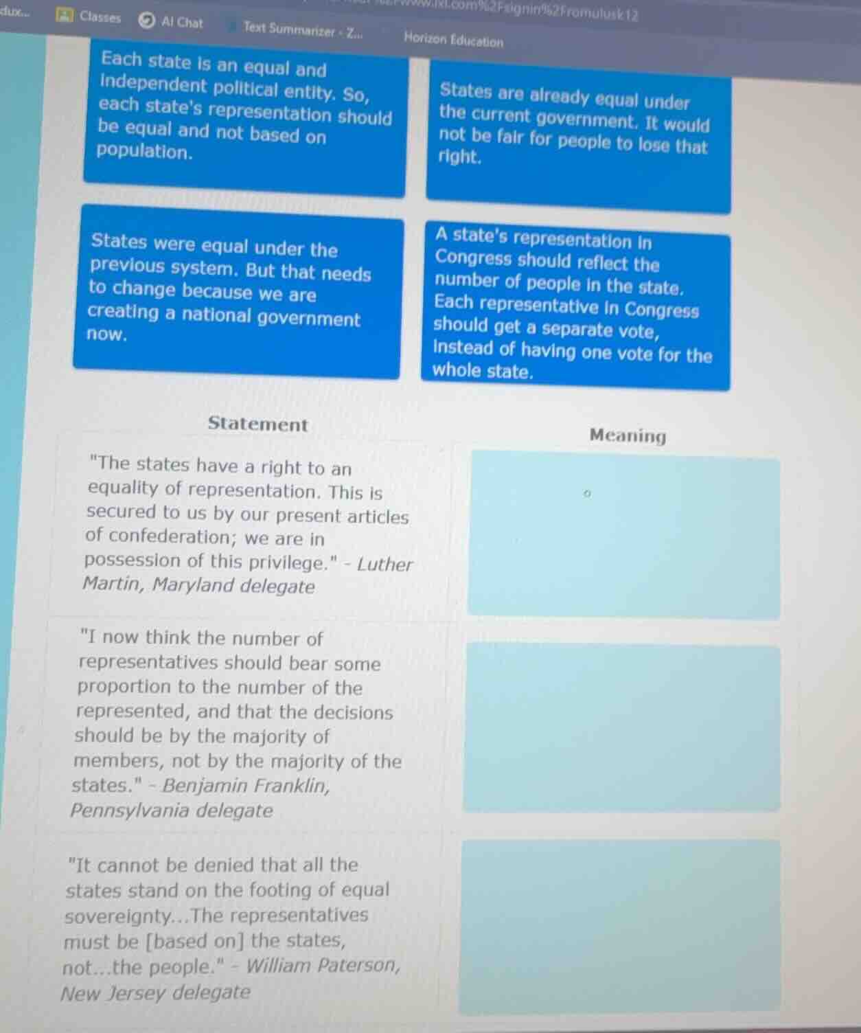 each state is an equal and independent political entity. so, each state…