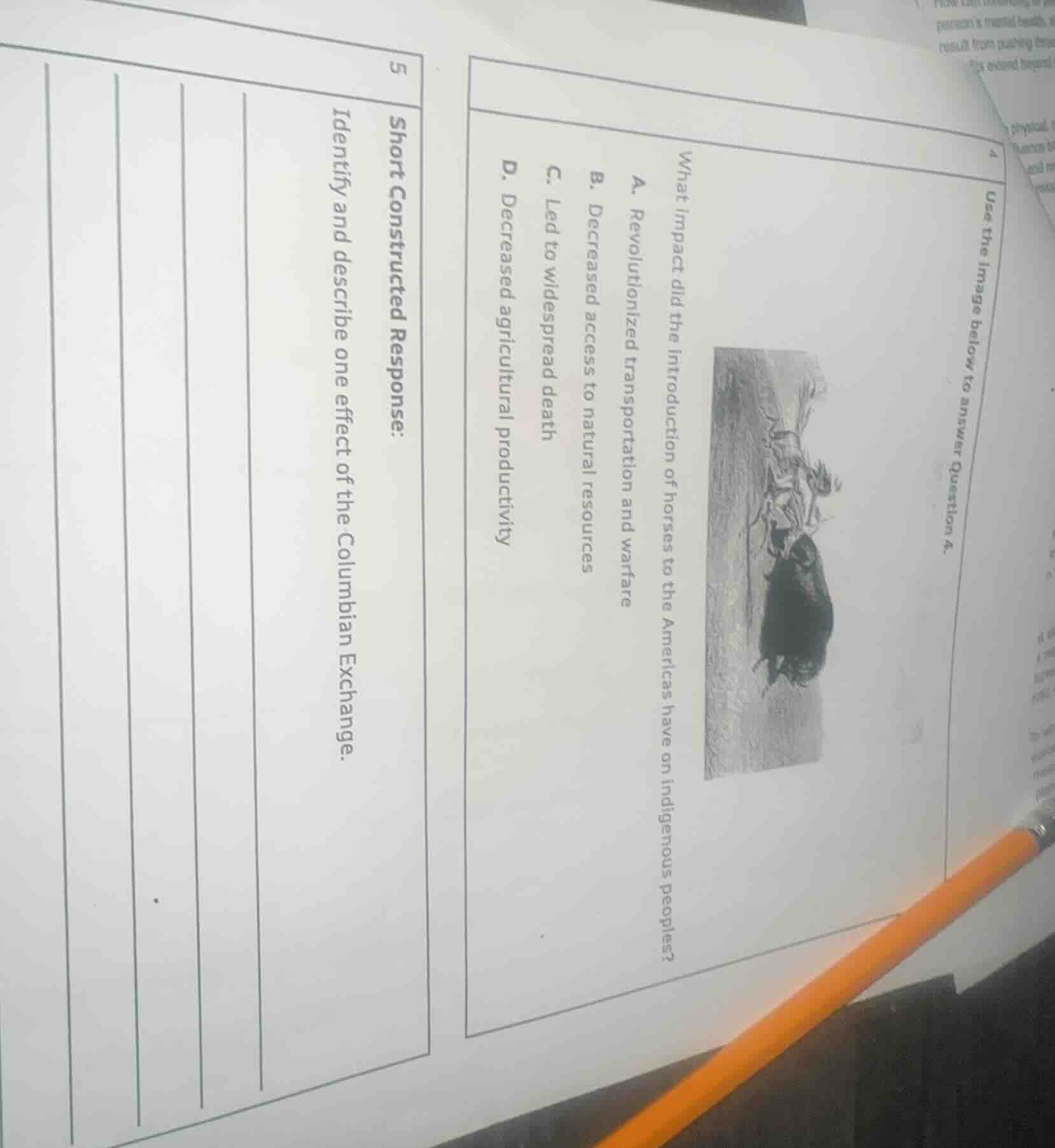 4 use the image below to answer question 4. what impact did the introdu…