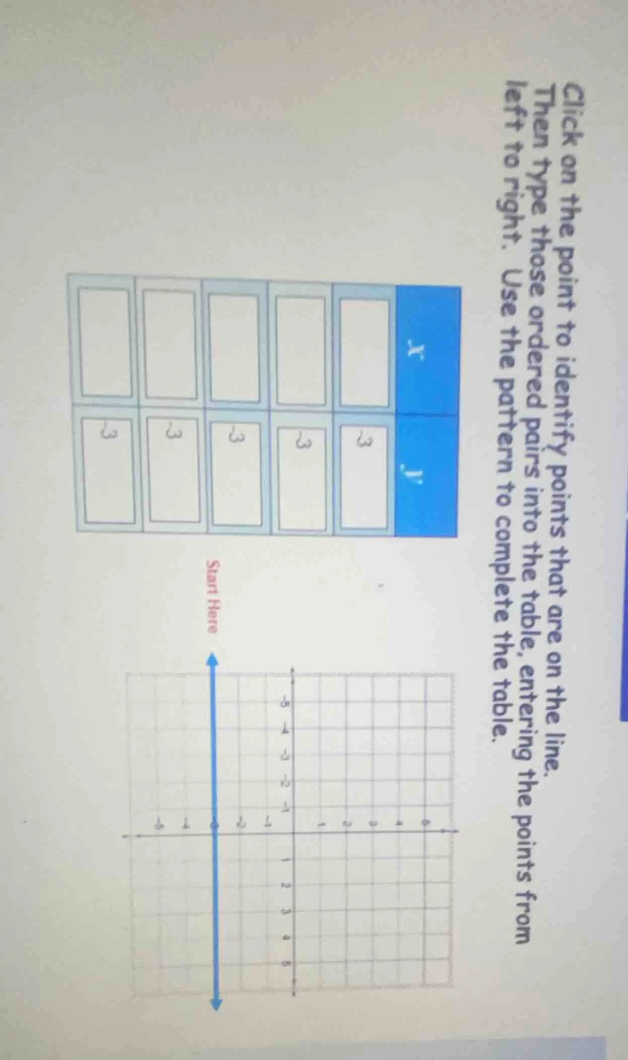 click on the point to identify points that are on the line. then type t…