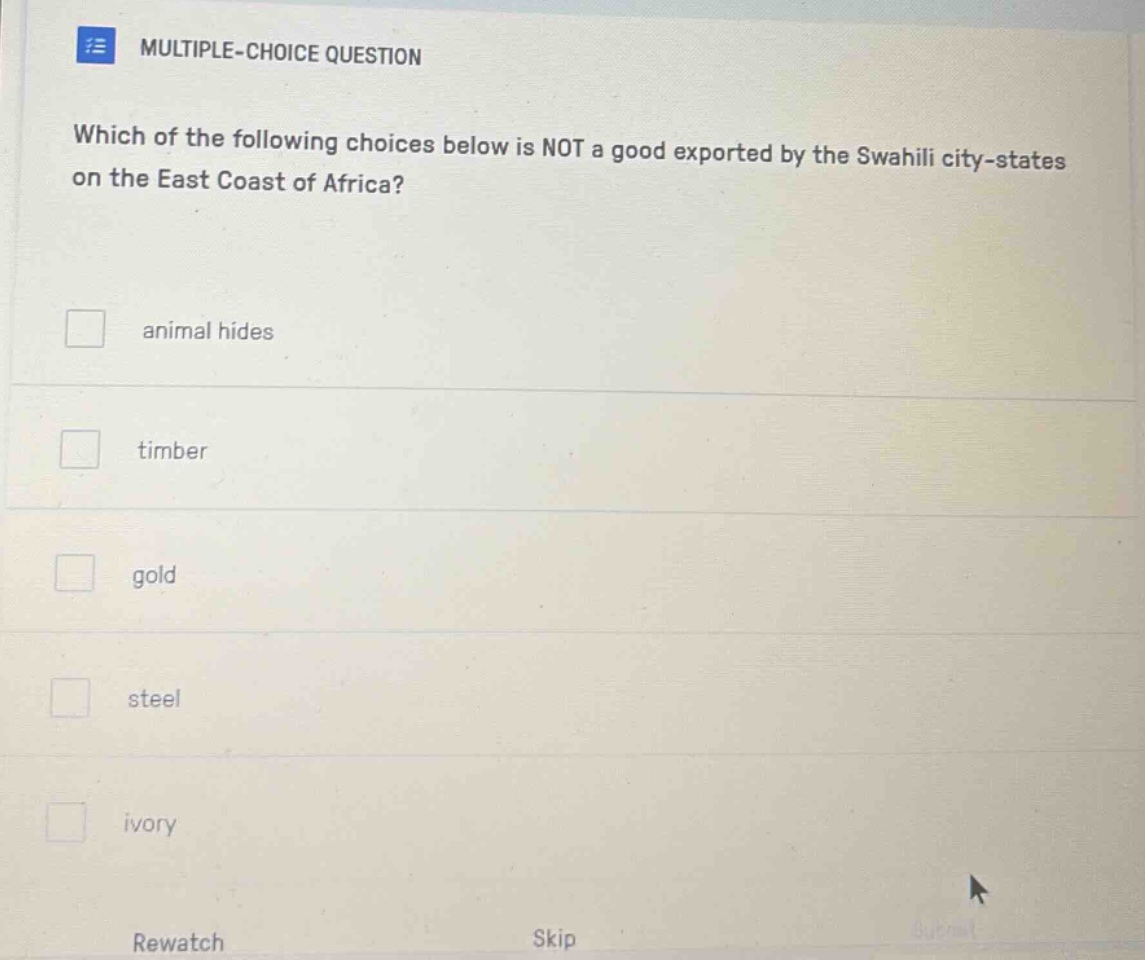 multiple-choice question which of the following choices below is not a …