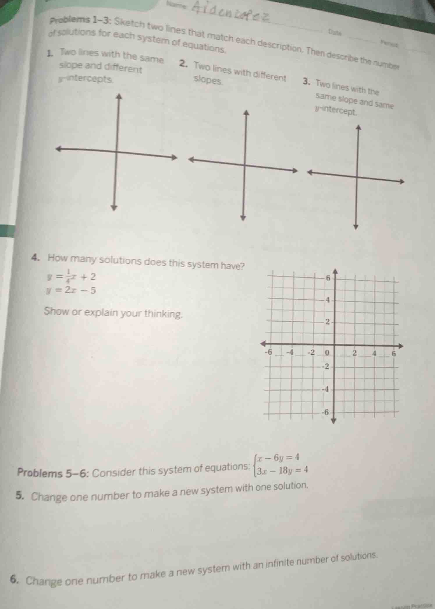 name:dateperiodproblems 1-3: sketch two lines that match each descripti…