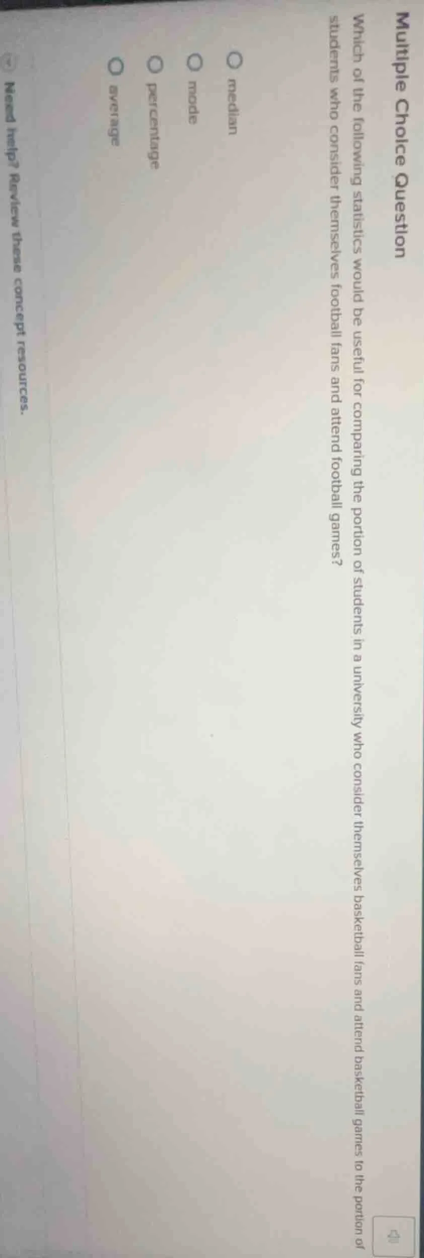 multiple choice question which of the following statistics would be use…