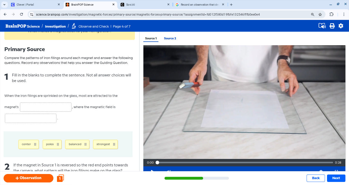 brainpop science / investigation / observe and check | page 4 of 7 prim…