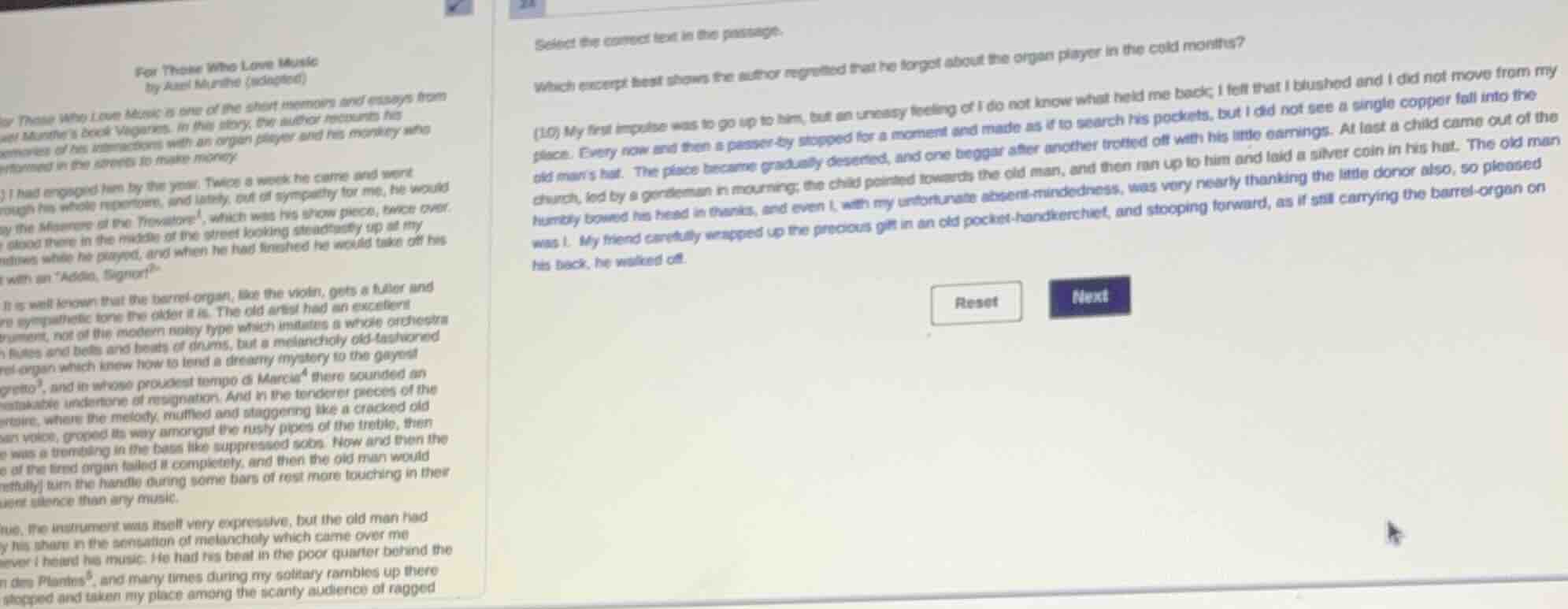 for those who love musicby axel munthe (adapted)for those who love musi…