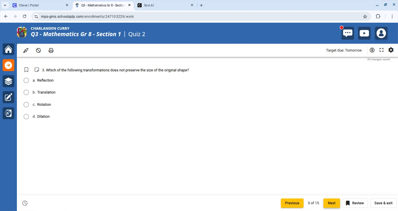 charlanden curry q3 - mathematics gr 8 - section 1 | quiz 2 target due:…