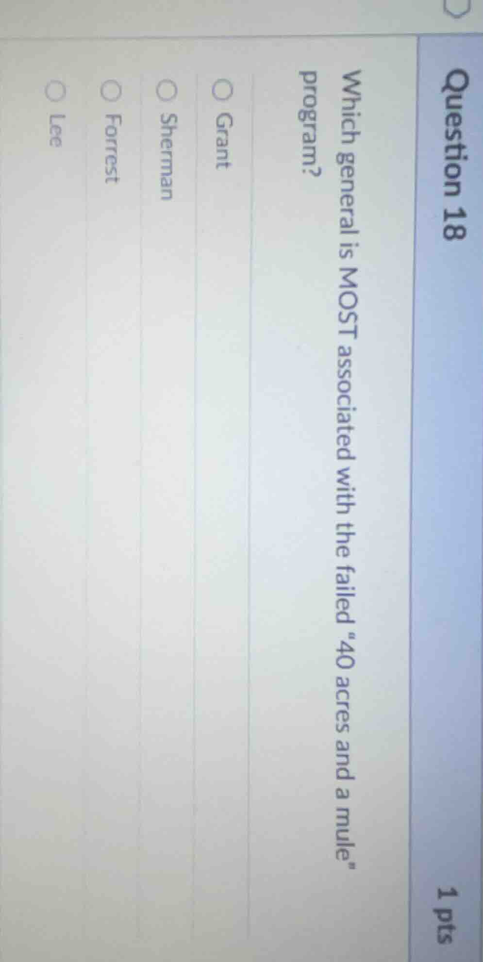 question 18 1 pts which general is most associated with the failed \40 …