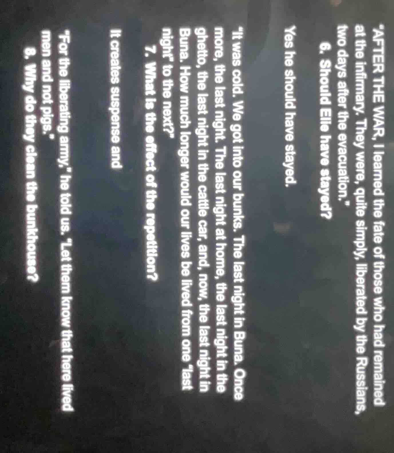 \after the war, i learned the fate of those who had remained at the inf…