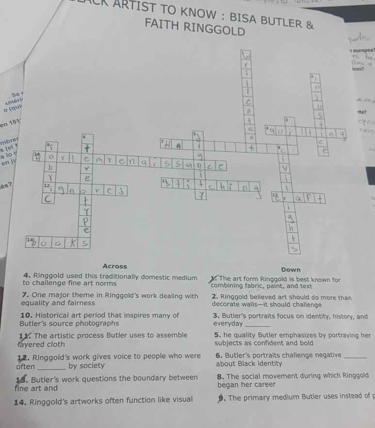 black artist to know : bisa butler & faith ringgold across 4. ringgold …