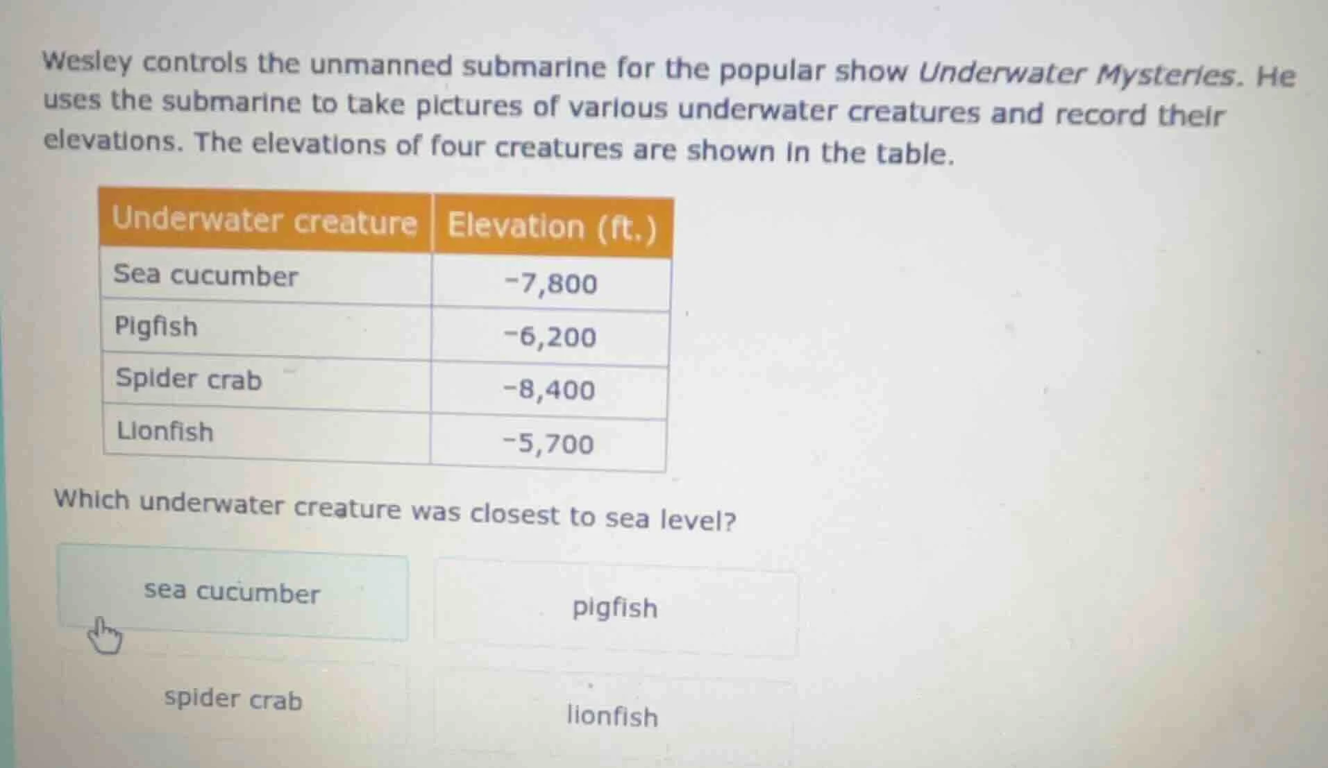 wesley controls the unmanned submarine for the popular show underwater …