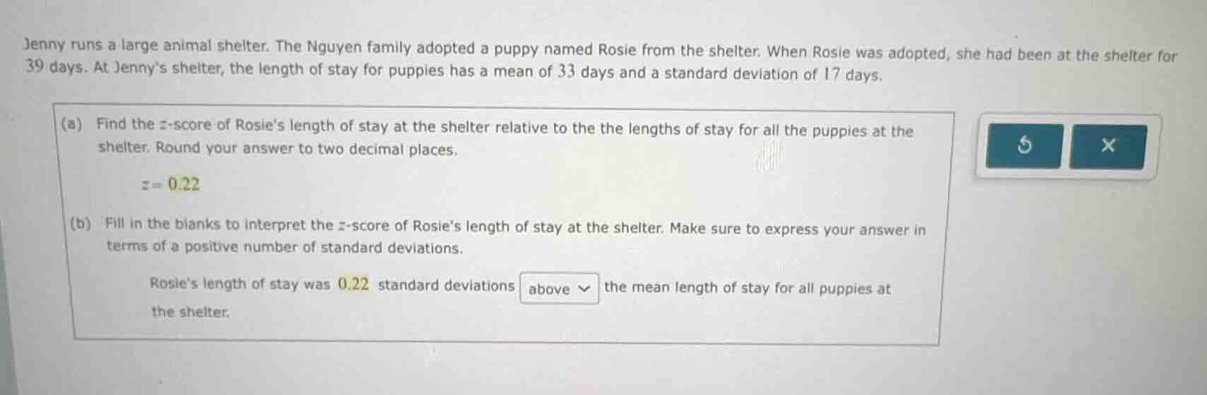 jenny runs a large animal shelter. the nguyen family adopted a puppy na…