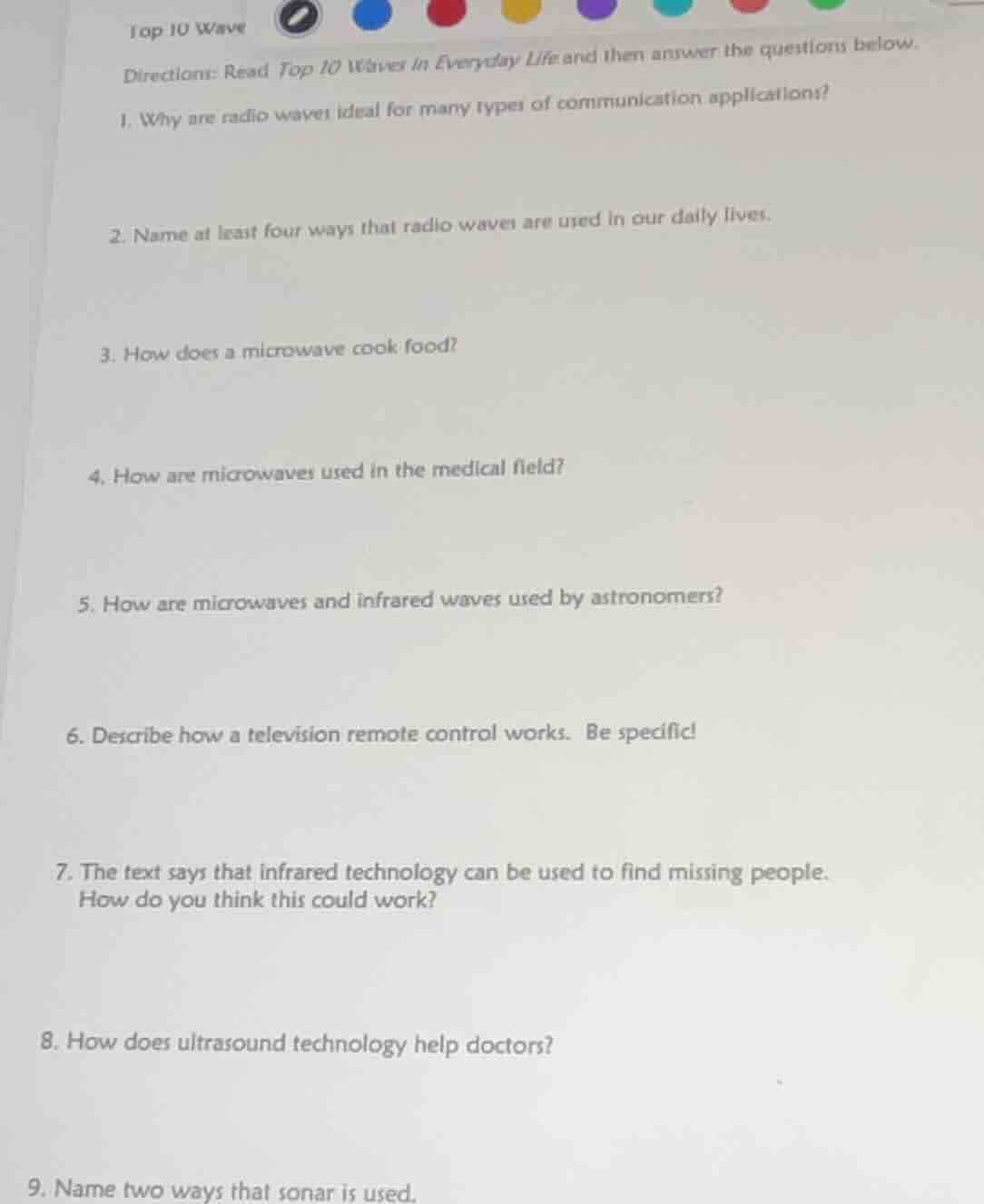 top 10 wave directions: read top 10 waves in everyday life and then ans…