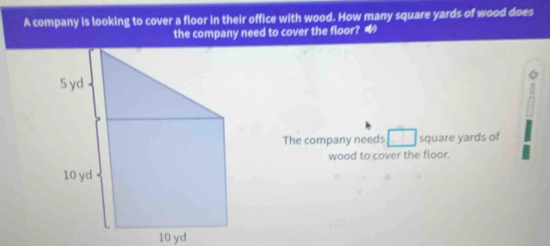 a company is looking to cover a floor in their office with wood. how ma…