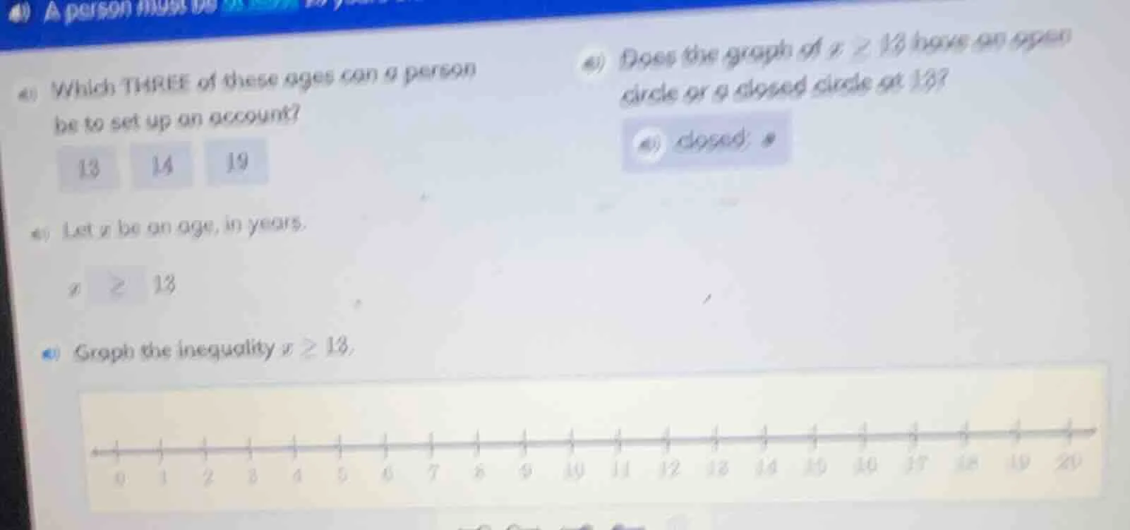 a person must bea) which three of these ages can a person be to set up …