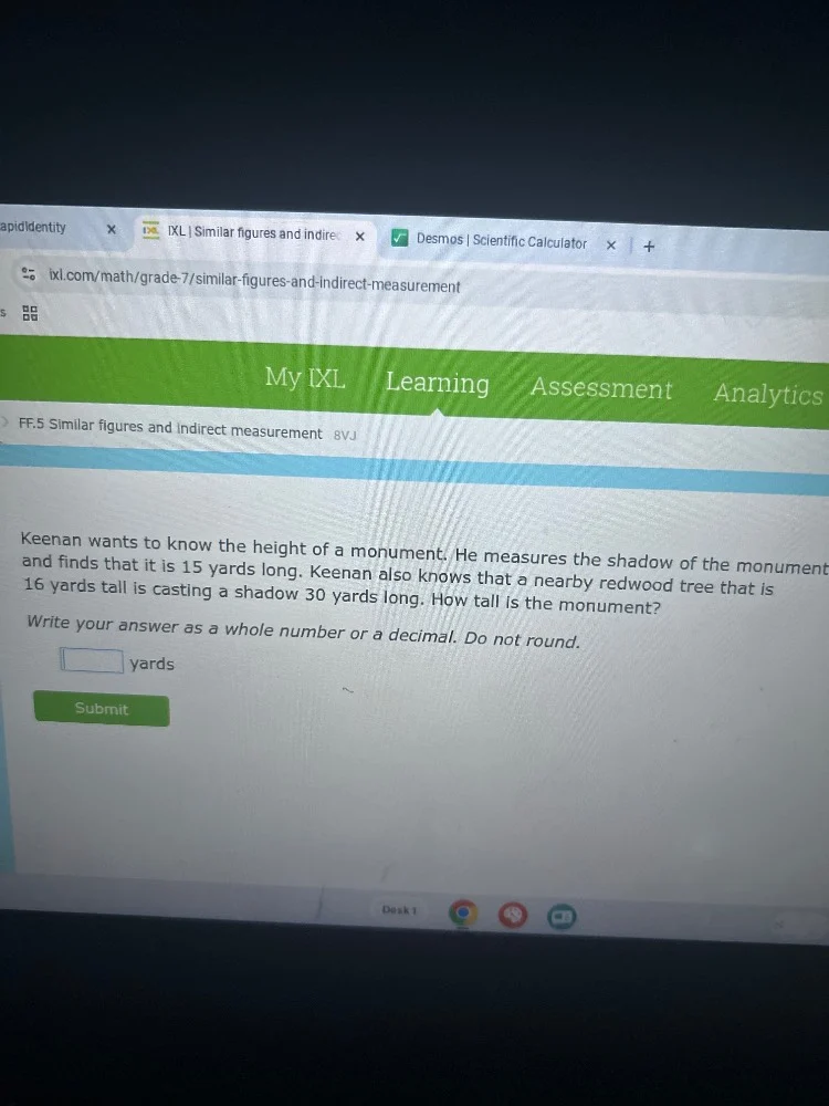 ff.5 similar figures and indirect measurement 8vj keenan wants to know …