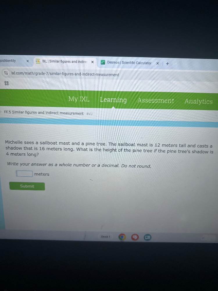 ff.5 similar figures and indirect measurement 8vj michelle sees a sailb…