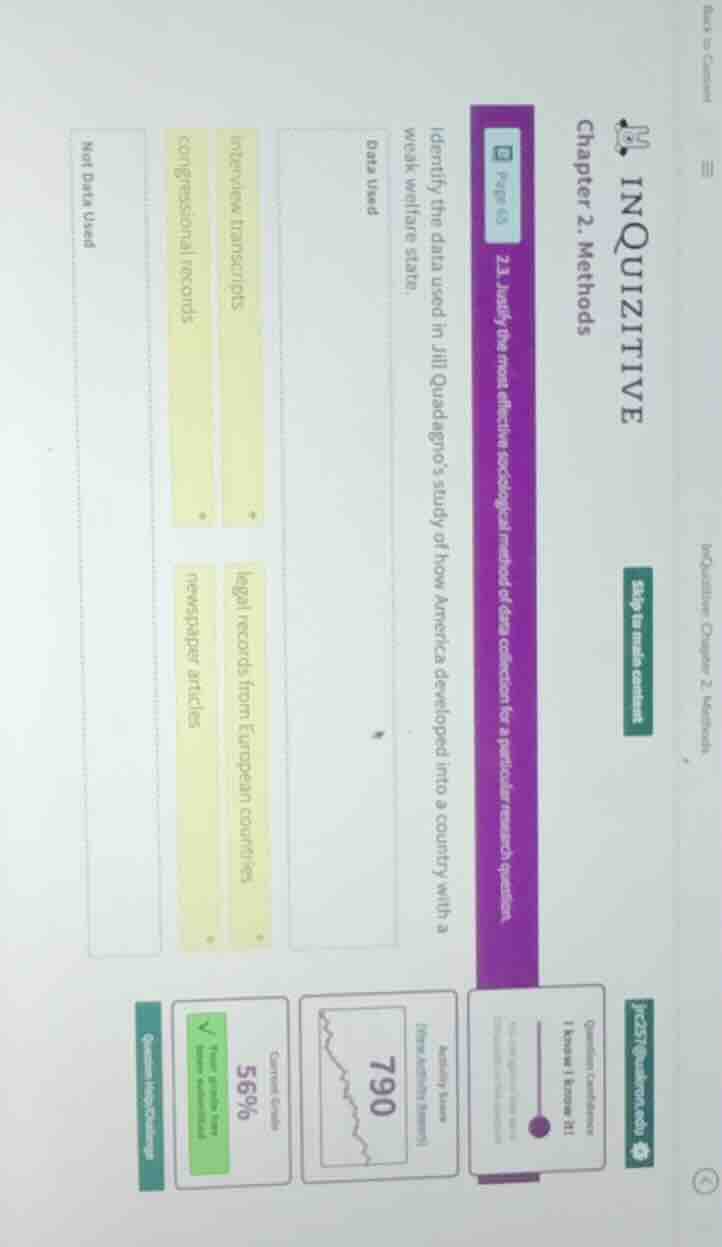 inquizitive chapter 2. methods 2.3. justify the most effective sociolog…