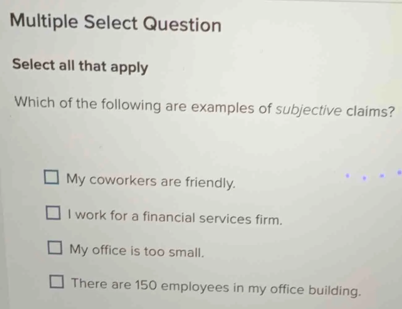 multiple select question select all that apply which of the following a…